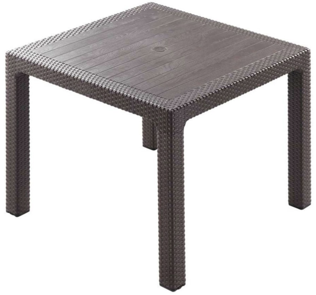 Садовый стол Rattan 90*90 Antracite