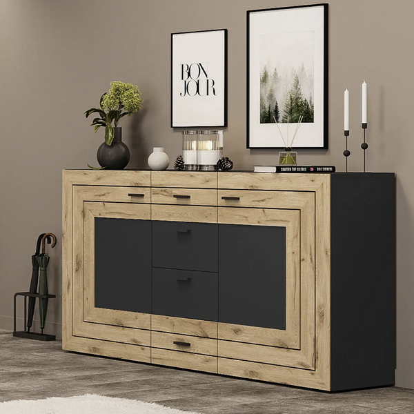 Комод Djeicob 160x90x40,2 антрацит