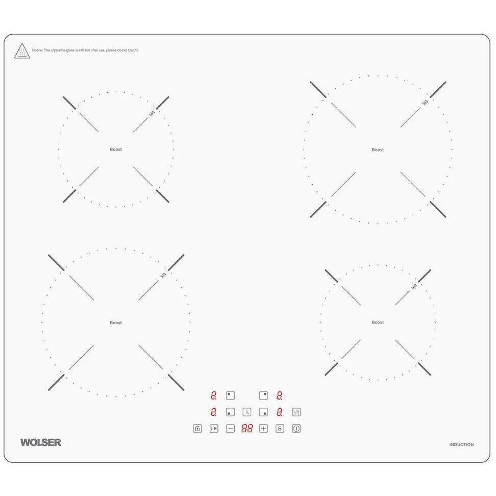 Plită încorporabilă electrică Wolser WL-CH 605 WH Induction