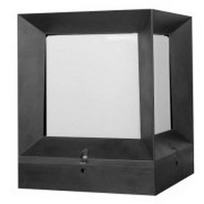 Фонарь уличный Prizma 21x27 чёрный 72251