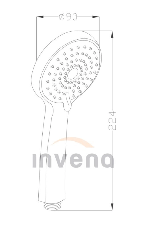 Sistemă de duș Dokos chrome/alb BW-19-002-V 