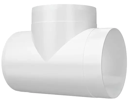 Вентиляционный тройник круглый d125 12,5ТП