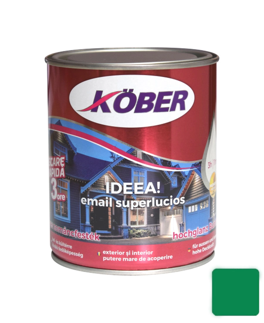 Эмаль Ideea 0.75л ярко зеленый