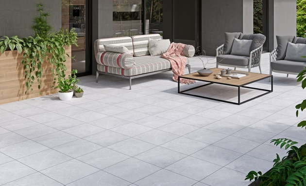 Gresie Rufus 42x42 light grey