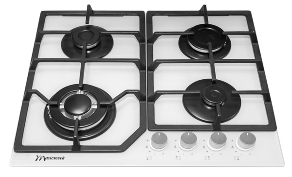 Aragaz incorporabil Mastercook MC-E 4215 G WH Glass 55520 