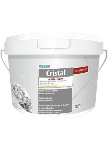 Acoperire decorativă Cristal Argint 5kg