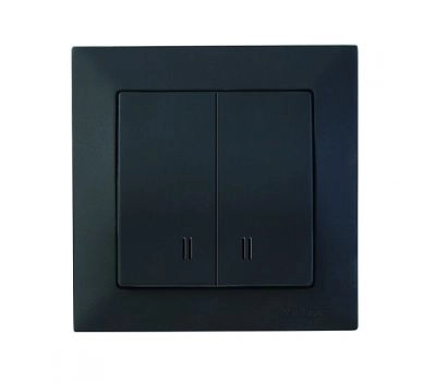 Выключатель Mutlusan Candela 2P + Led 7198