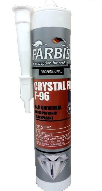 Adeziv Crystal Fix-96 Farbis 280ml transparent