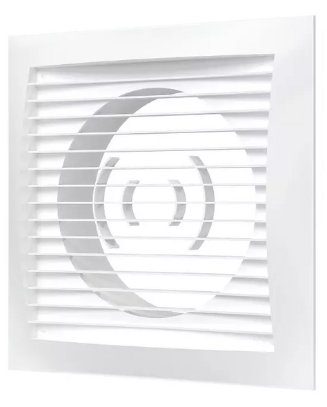 Решётка для вентиляции Mistral 15x15 D100 White 1515РС10Ф
