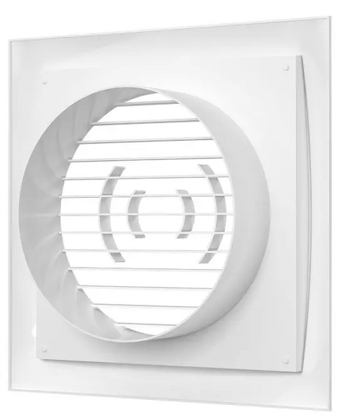 Решётка для вентиляции Mistral 15x15 D100 White 1515РС10Ф