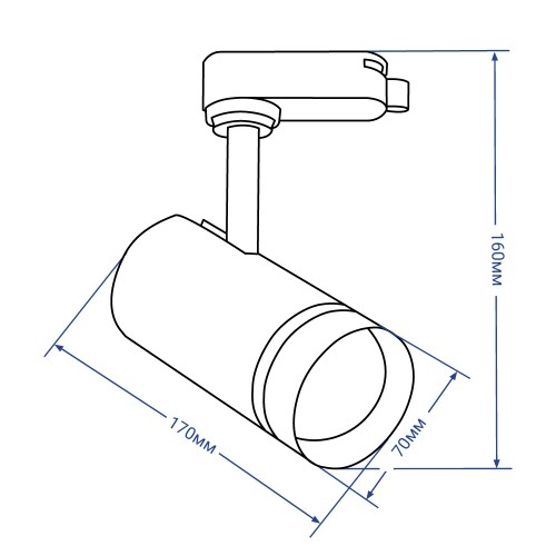 Spot FN AL106, 12W, 4000K, 1080lm 