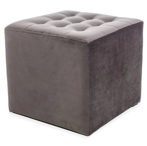 Банкетка Lori velvet серая 14