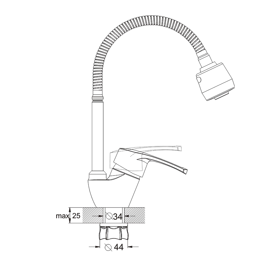 Baterie p/bucatarie Zegor YUB4 E 