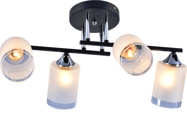 Lustră DGY XA1242B/4 WH+CR