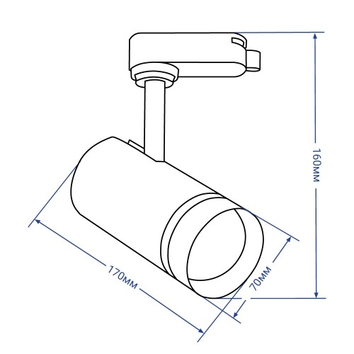 Spot FN AL106, 20W, 4000K, 1800lm 