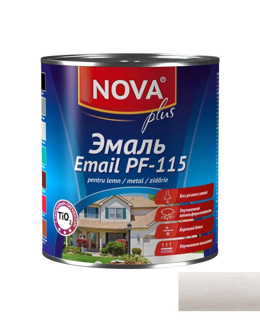 Эмаль Nova PF-115 2.7кг белый