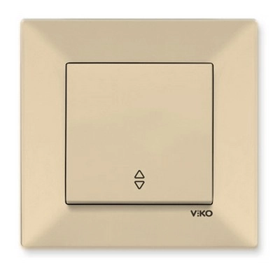 Выключатель Meridian Viko крем 970204