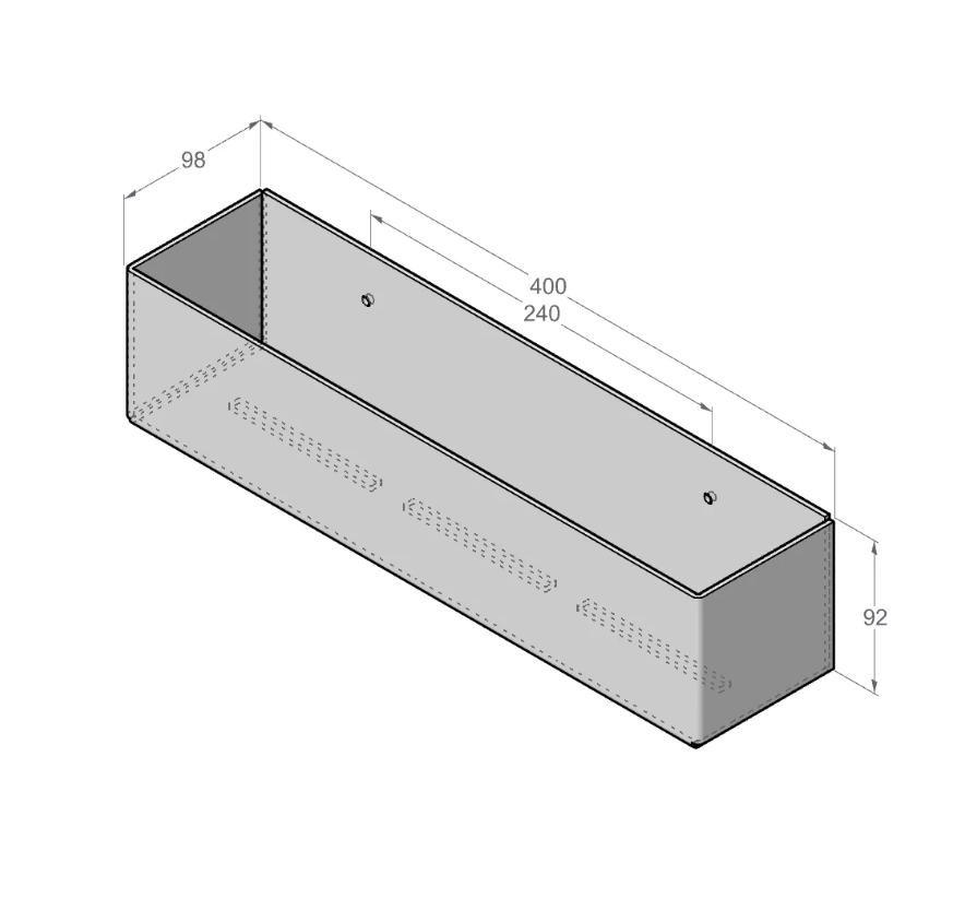 Полка для ванной Daske Basket ADH SH/BT-1086W-A белый