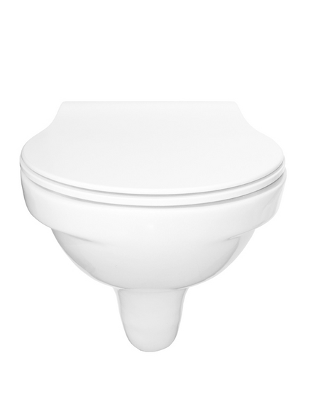 Vas WC suspendat Keramin Santi R alb 1c