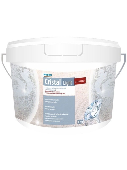 Acoperire decorativă Crystal Light 5kg