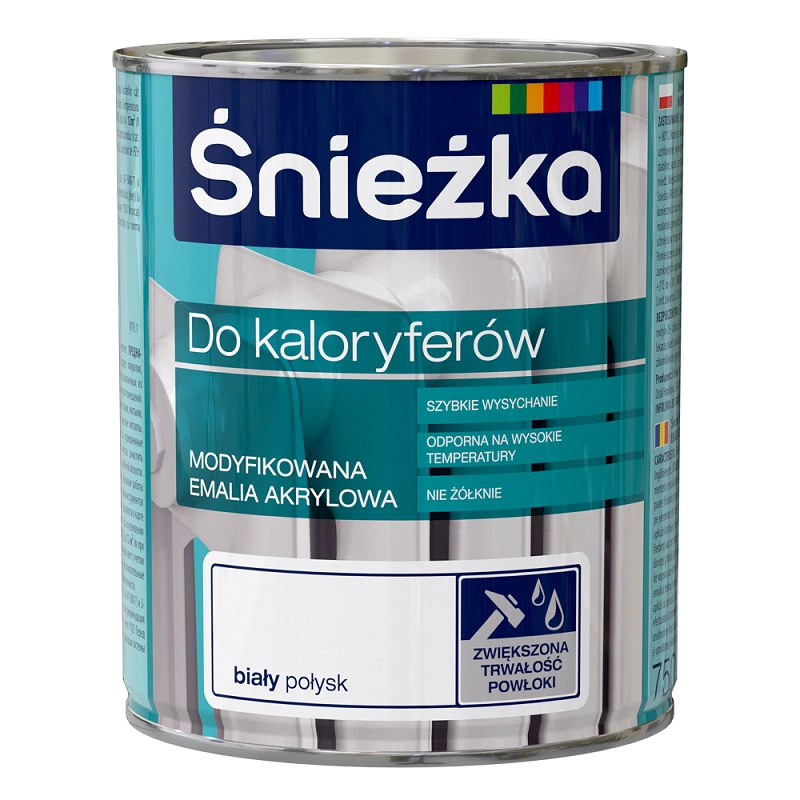 Vopsea acrilică Sniezka p/u calorifer 0.75l