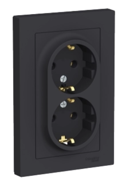 Розетка 16A 2P+E Atlas ATN001024 92746 