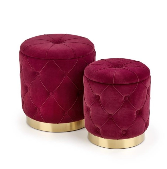 Банкетка Polly бордовый