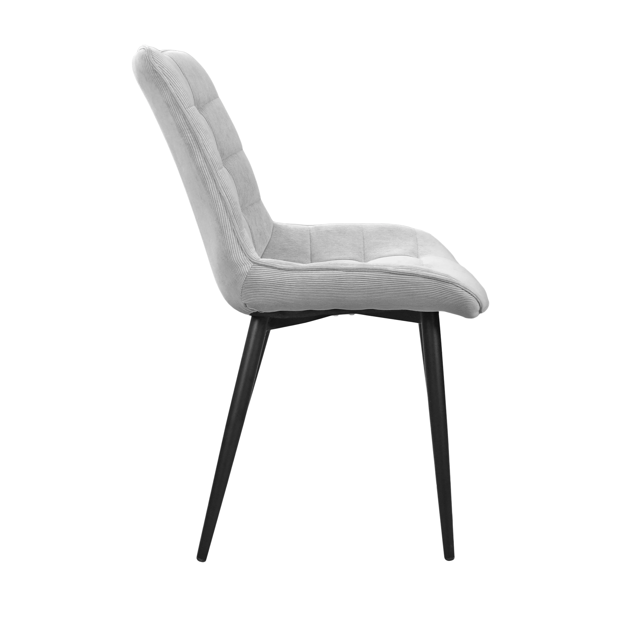 Scaun Hans light grey-black