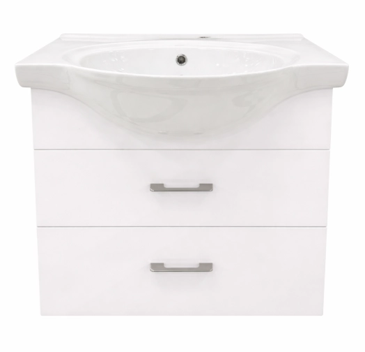 Dulap suspendat pentru lacvoar Morning Cleanline + lavoar Palermo