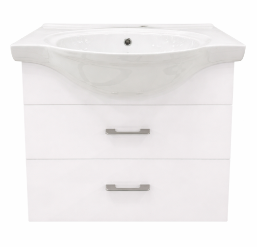 Шкаф подвесной под умывальник Morning Cleanline + умывальник Palermo