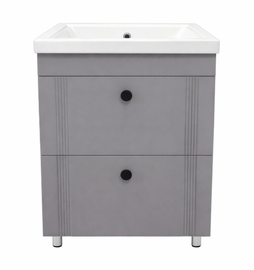 Шкаф под умывальник Palma + Sava 65 grey 12185 