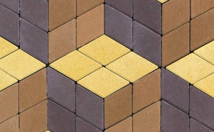 Pavaj ROMB galben 4cm