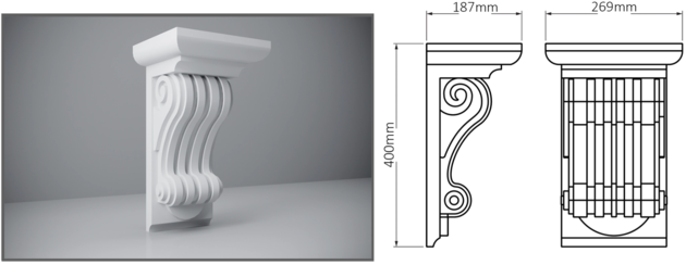 Piatră de boltă VSC5 450x350mm