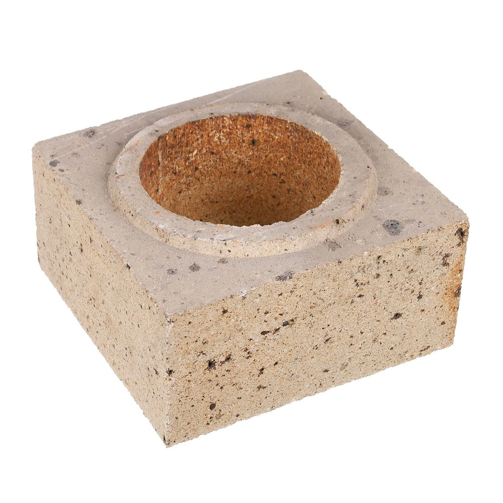 Element coș fum rotund refractare d150