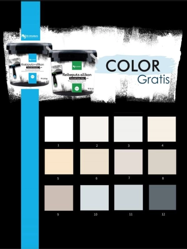 Штукатурка Kratzputz + silicon 25 kg Dr.Modem