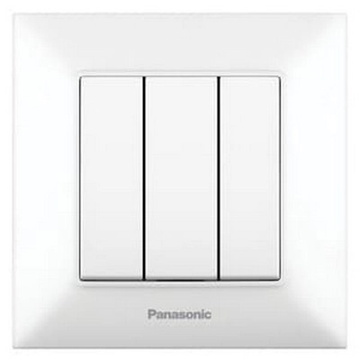 Выключатель Arkedia Slim 3 белый 900152