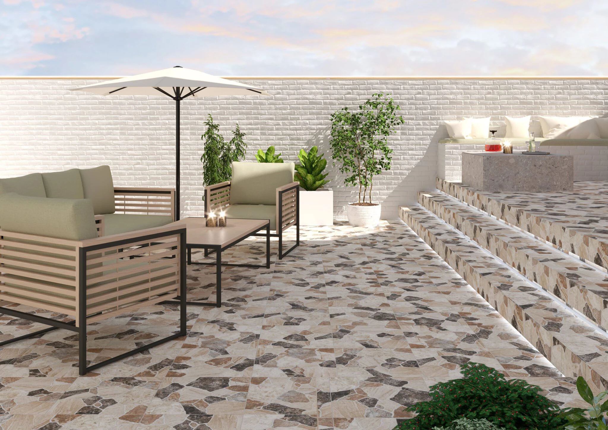 Gresie Izida Pergola 45,6x45,6 Izida mix