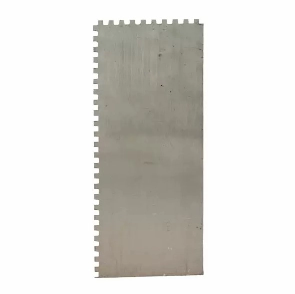 Drișcă din inox, zimțată 120*280mm Lider 10*10mm 372010