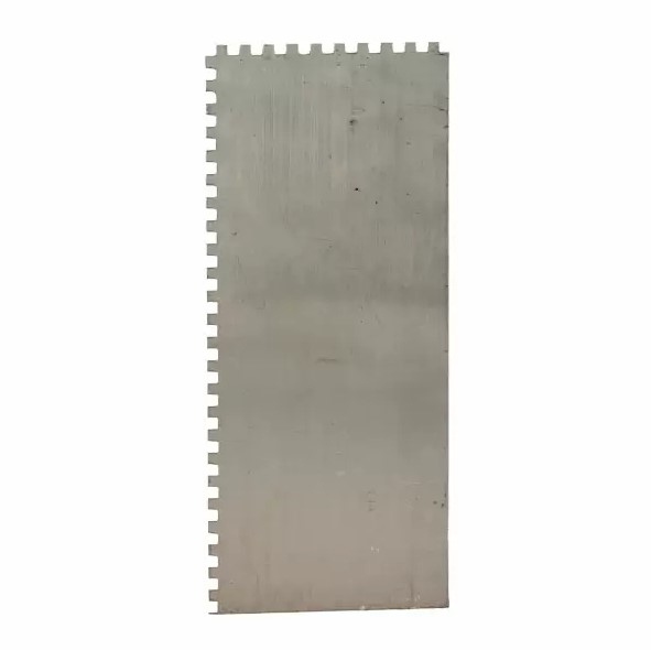Drișcă din inox, zimțată 120*280mm Lider 10*10mm 372010