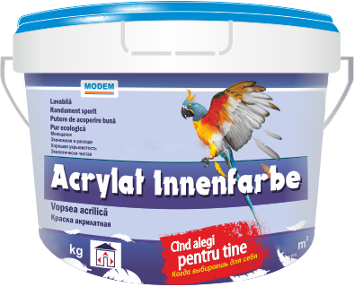 Vopsea Acrylat-Innefarbe lav. 3kg
