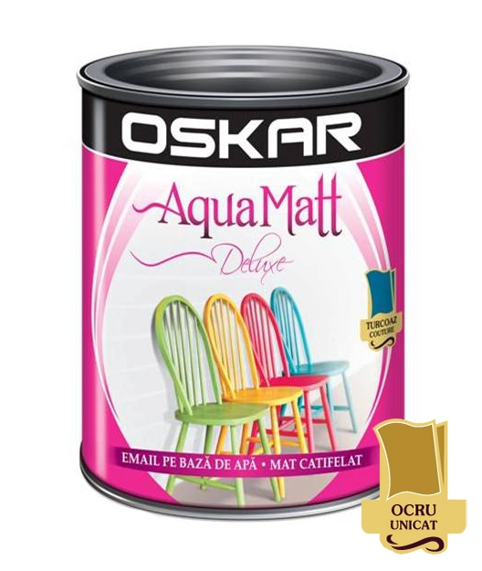 Эмаль Oskar Aqua Matt 0.6l охра