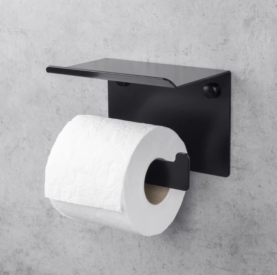 Держатель для туалетной бумаги Daske Bliss 2 PH/B2-0171BL черный левый