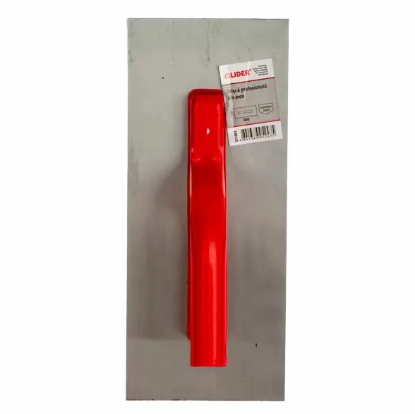 Терка гладкая, нержавеющая сталь 120*280мм Lider 371001