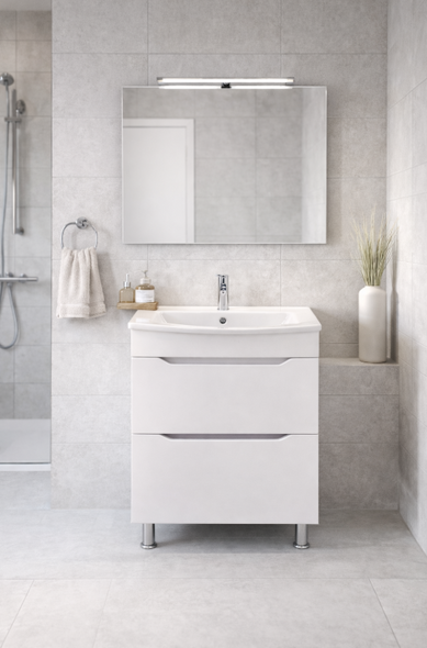 Мебель для ванной Bergamo Nova 50 + Lavoar Bergamo white