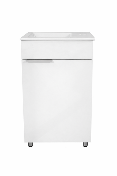 Шкаф под умывальник Micro + умывальник Geneva white