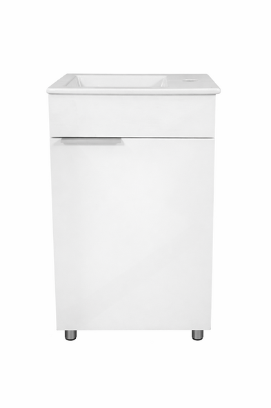 Шкаф под умывальник Micro + умывальник Geneva white