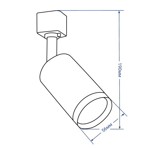 Spot FN AL155, GU-10 220V,60x105mm