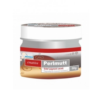 Декоративная пудра Perlmutt 50gr белое золото