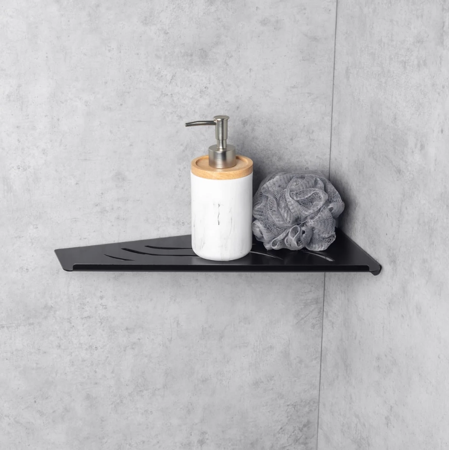 Полка для душа Daske Shuttle  SH/SH-0744BL черный левый