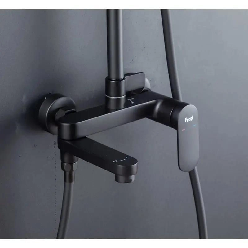 Sistemă de duș Frap F 2485-6 negru 3483